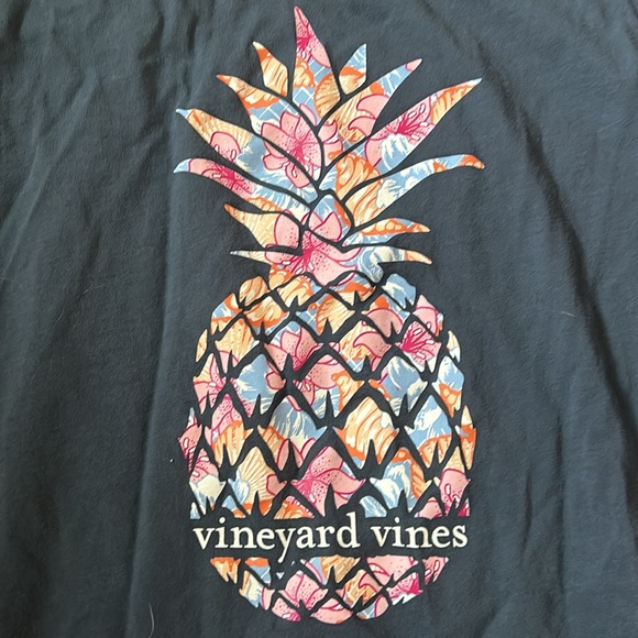 Navy blue vineyard vines long sleeve shirt - Picture 3 of 5